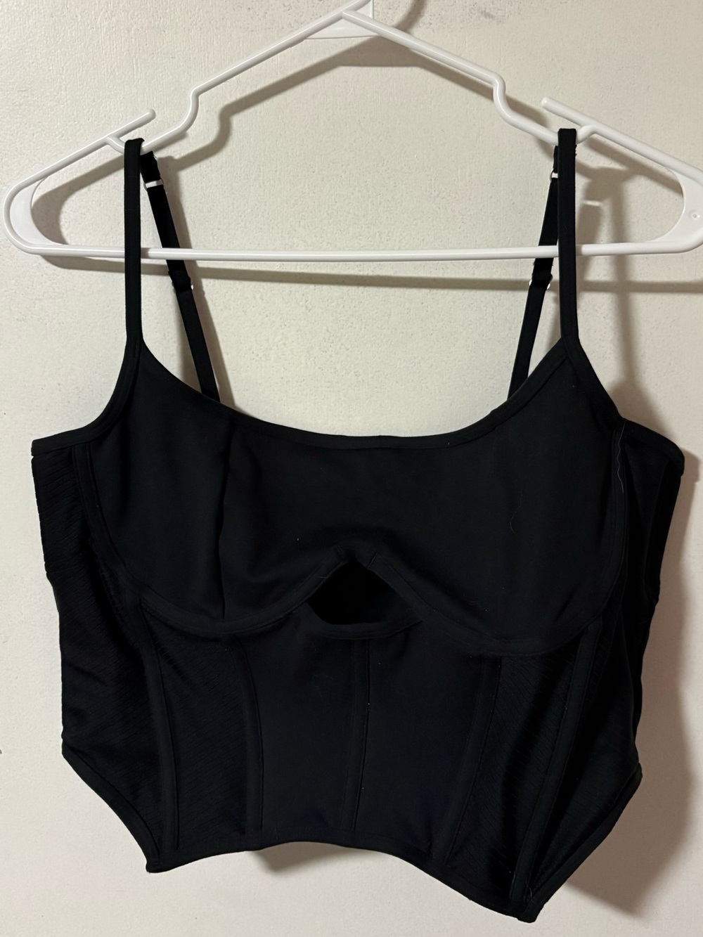 Gilly Hicks XL crop top black